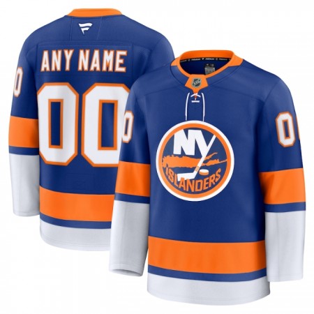 New York Islanders Fanatics Premium Custom 2024-25 Heim Blau Trikot - Herren